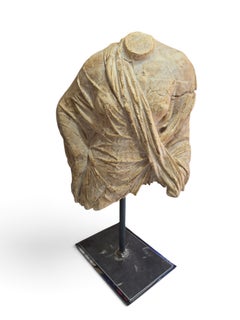 Decorative Greek Bust Sculpture on Iron Base, Second Half of the 20th Century