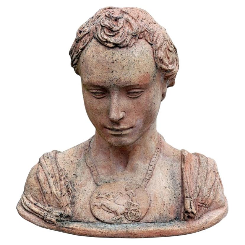 BUSTINO IN TERRACOTTA DEL FIGLIO DI "GATTAMELATA" - DI DONATELLO, XXI secolo