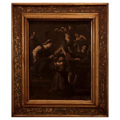 Italian School, 17th century "The Vision of Saint Clare"