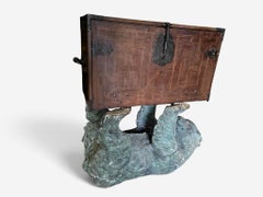 Armoire espagnole de type « bargueño » du XVIIe siècle, avec tiroirs secrets et marqueterie