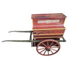 Mid-20th Century Faventia Barcelona Barrel Organ by Vicente Linares on Painted W