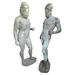 Lebensgroße Skulpturen 180cm der Riace-Krieger, Bronzen