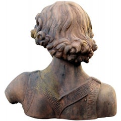 Head of Verrocchio's David – Probable Portrait of Leonardo (21st Century)
