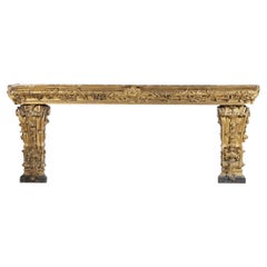 FRENCH LARGE CONSOLE From the 18th century