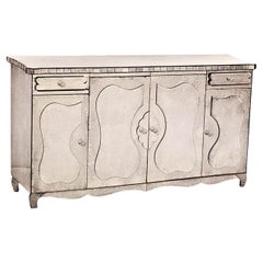 "Decò" Sideboard in Murano Glass Mirror, Handcrafted by Fratelli Tosi