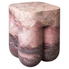 Beistelltisch und Hocker aus Breccia-Acquasanta-Marmor, CHUNKY Limited von ETAMORPH