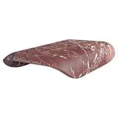 Tavolino in marmo Rosso Antico, ASPIS di ETAMORPH