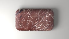 Tavolino in marmo Rosso Antico, ASPIS di ETAMORPH