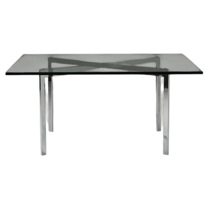 Original Barcelona coffee table by Ludwig Mies van der Rohe for Knoll, 1920s US.