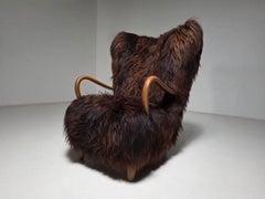 Alfred Christensen Lounge Chair for Slagelse Møbelværk, Denmark, 1940s