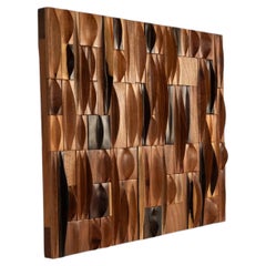 Noolii Handcrafted Wooden Mosaic Panels in Tropical Wood