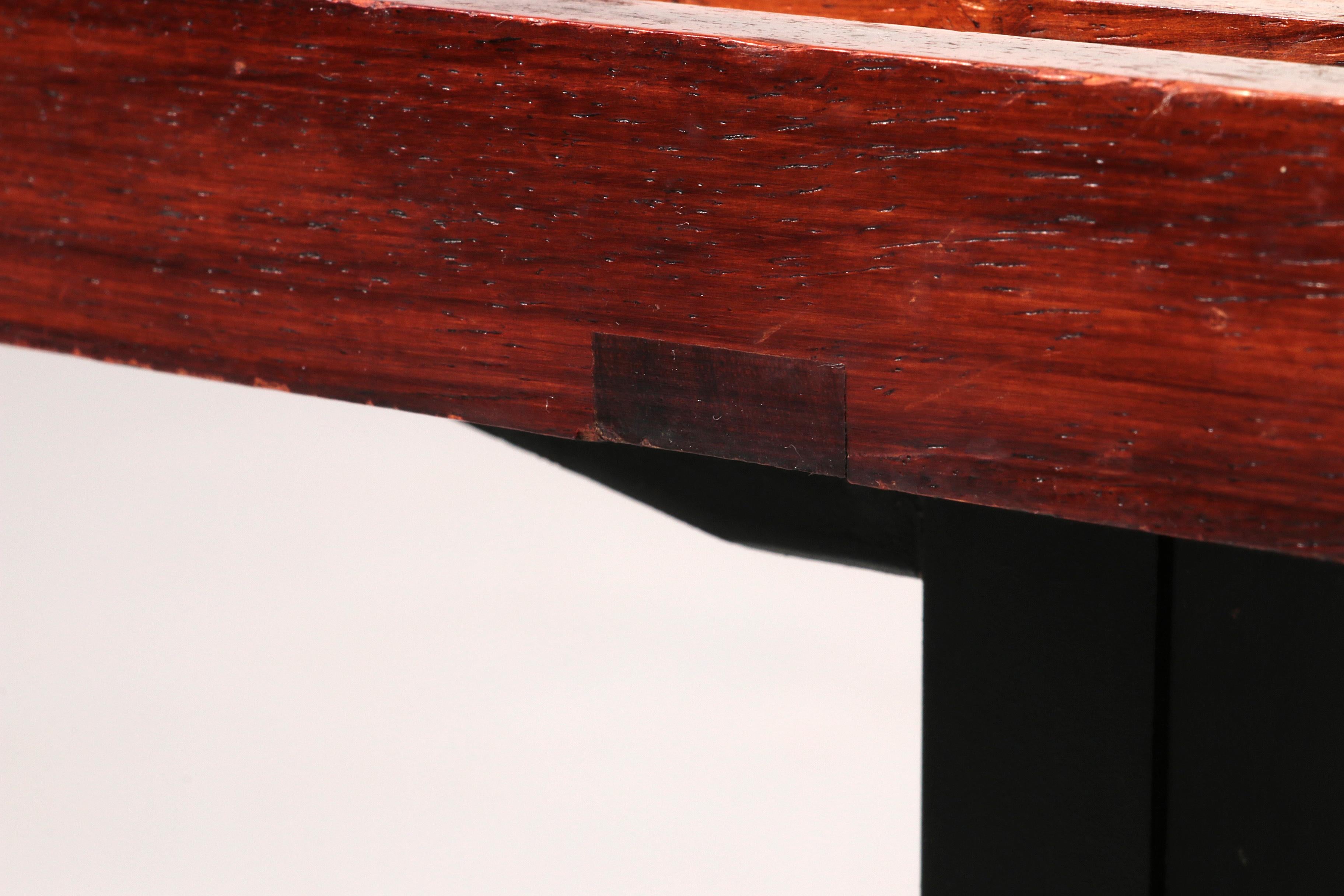Métal Banc en teck et métal, fabriqué en Italie, années 1970 en vente