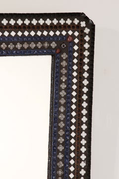 Beautiful 1960s Scandinavian Mosaic Wall Mirror