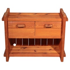 Scandinavian Brutalist Pine cabinet by Hans Frydendal