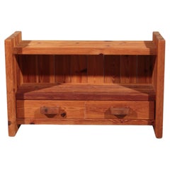 Scandinavian Brutalist Pine cabinet by Hans Frydendal
