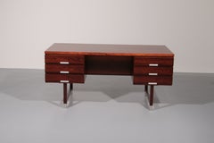 Scrivania danese in teak della Eigil Petersens Møbelfabrik, anni '70
