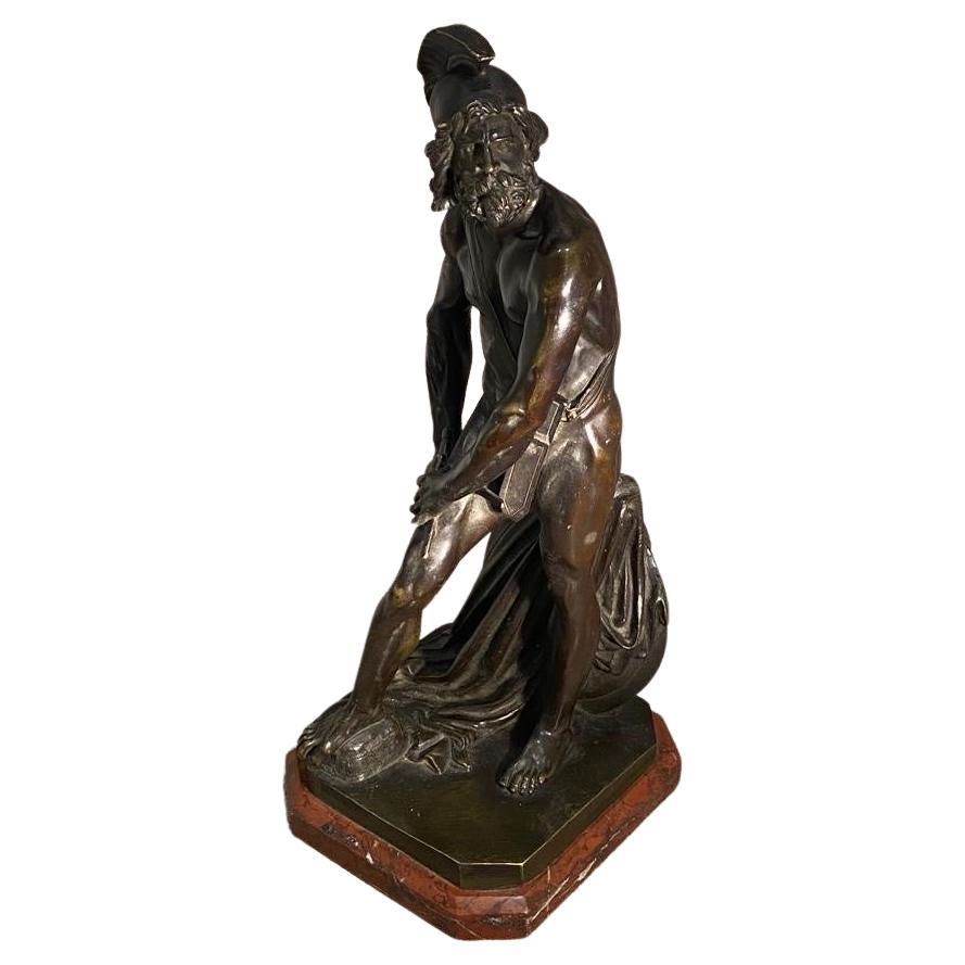 Late 19th Century Quality Bronze of Philopoemen, by Pierre Jean David d'Angers For Sale