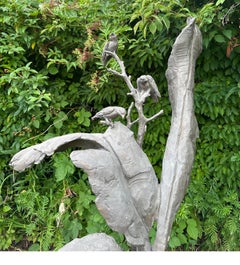A large bronze sculpture.