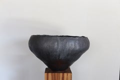 Black Ceramic Vessel by HIROKI KANAZAWA