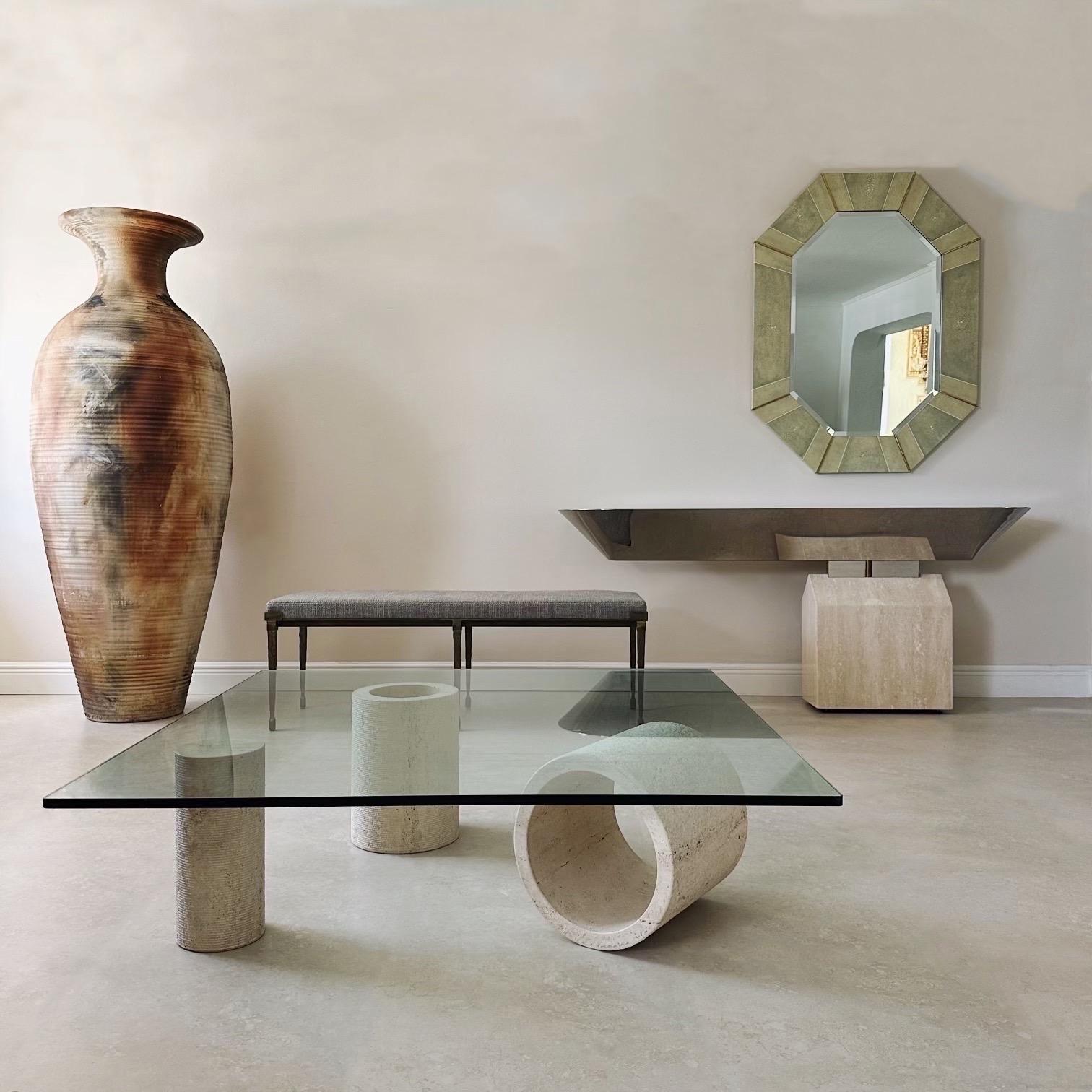 1970's Brueton Off Beam Console Designed by J. Wade Beam 4