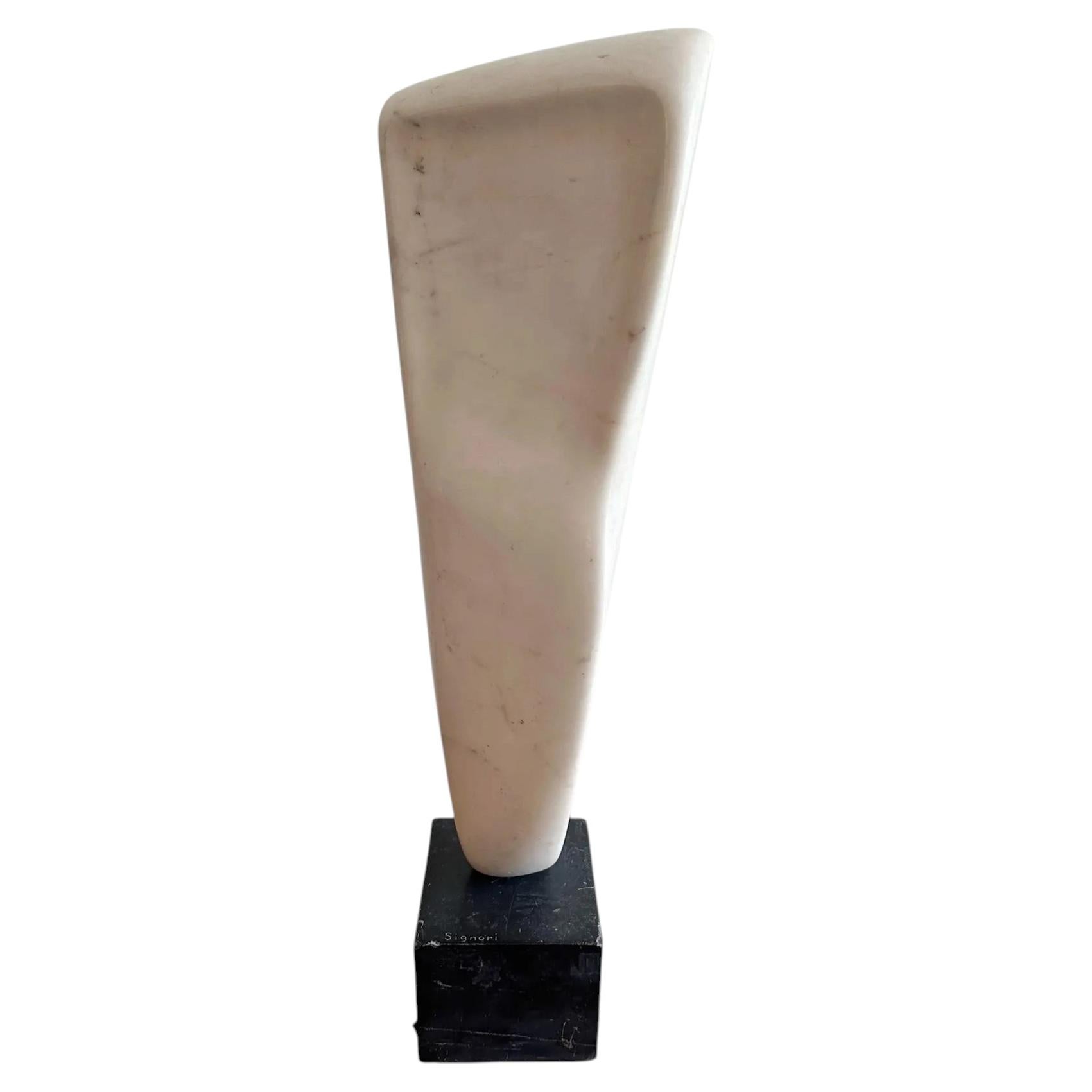 Carlo Signori Abstract Marble Sculpture, 1960s For Sale