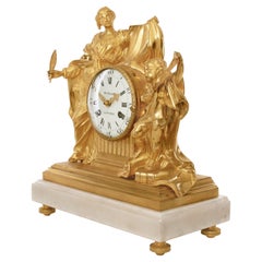 Mantel Clock 18th Century Louis XVI Period by Baillon À Paris
