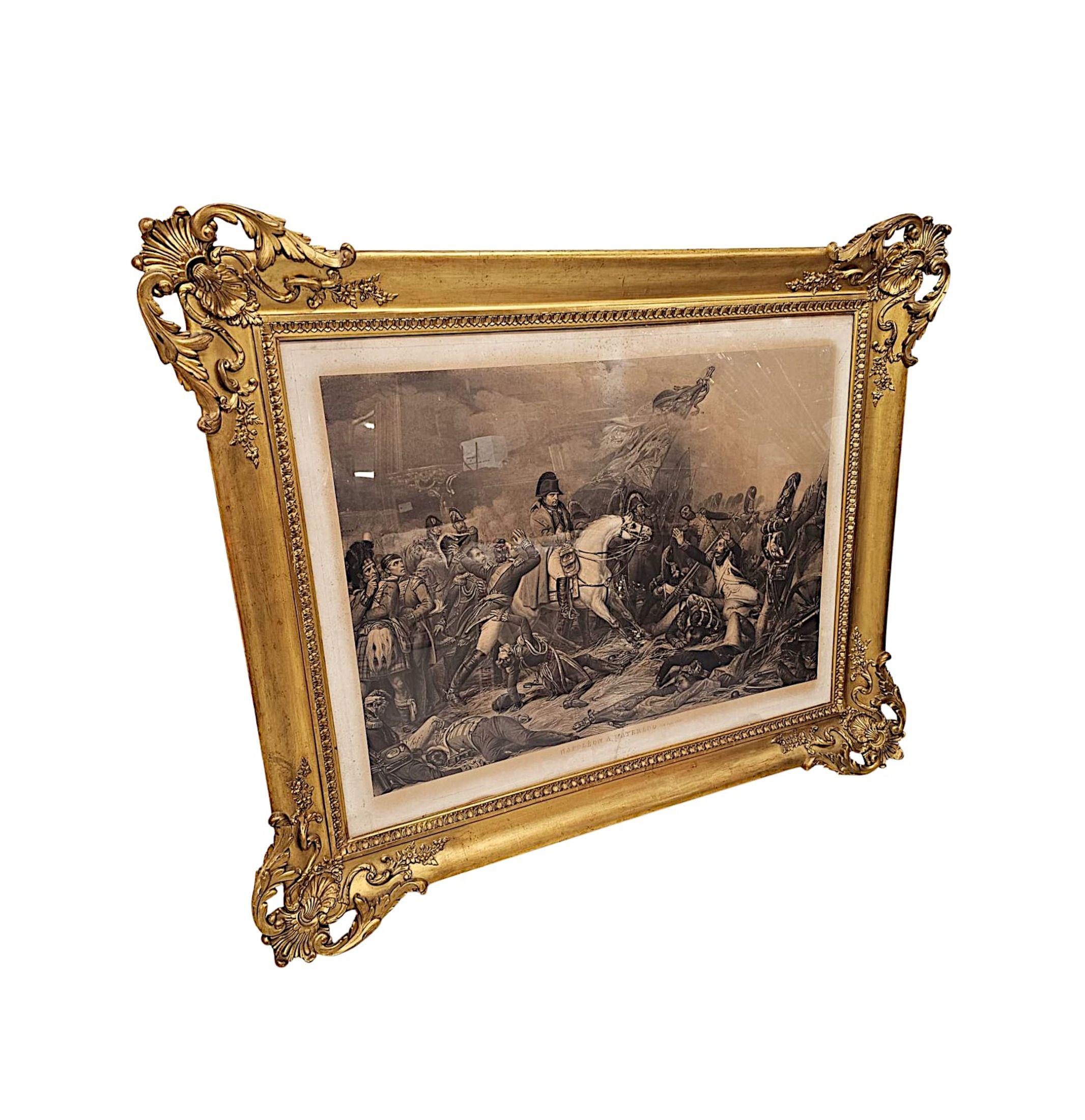 Très bel ensemble de trois estampes massives de Napoléon du 19e siècle Bon état - En vente à Dublin, IE