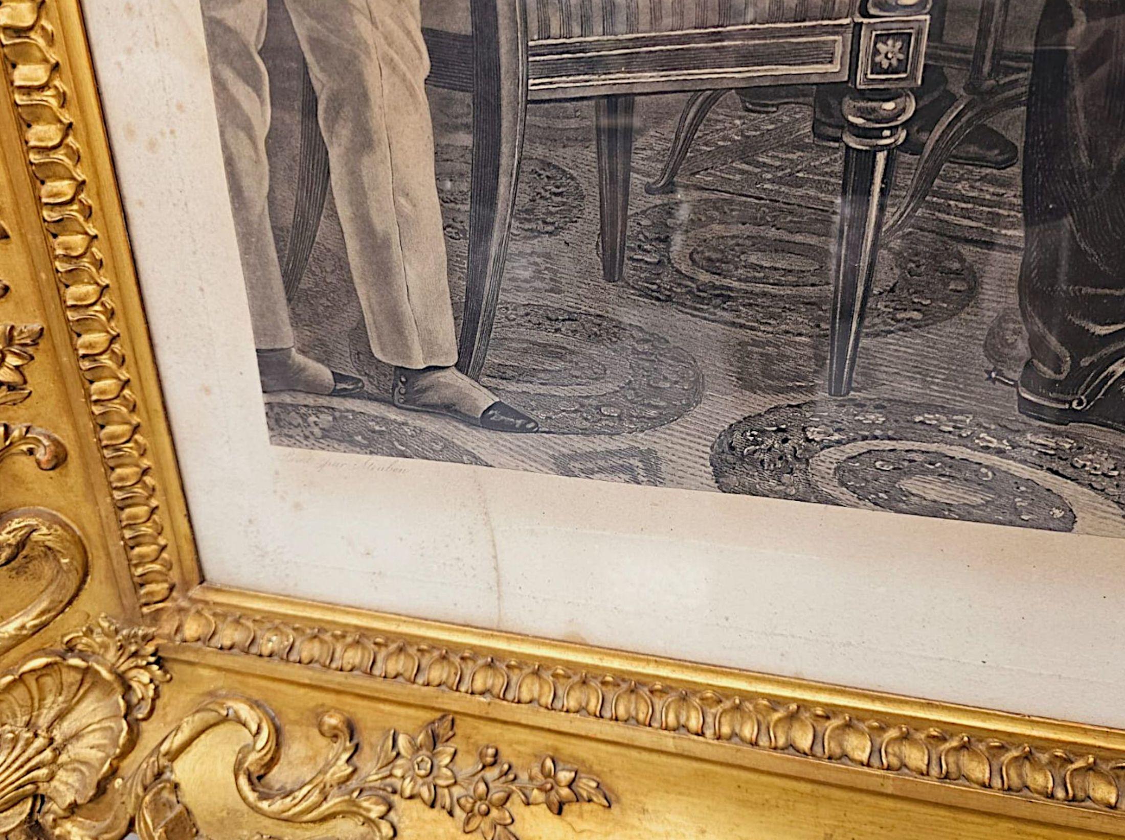 Très bel ensemble de trois estampes massives de Napoléon du 19e siècle en vente 9