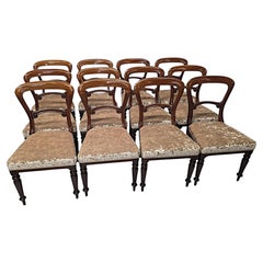 A Rare 19th Century Set of Twelve Dining Chairs Attributed to Gillows