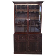 A Very Fine Large Early 19th Century Two Door Bookcase