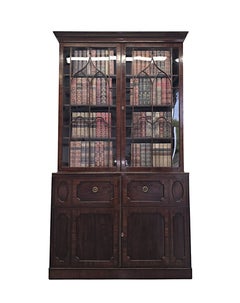 A Very Fine Large Early 19th Century Two Door Bookcase