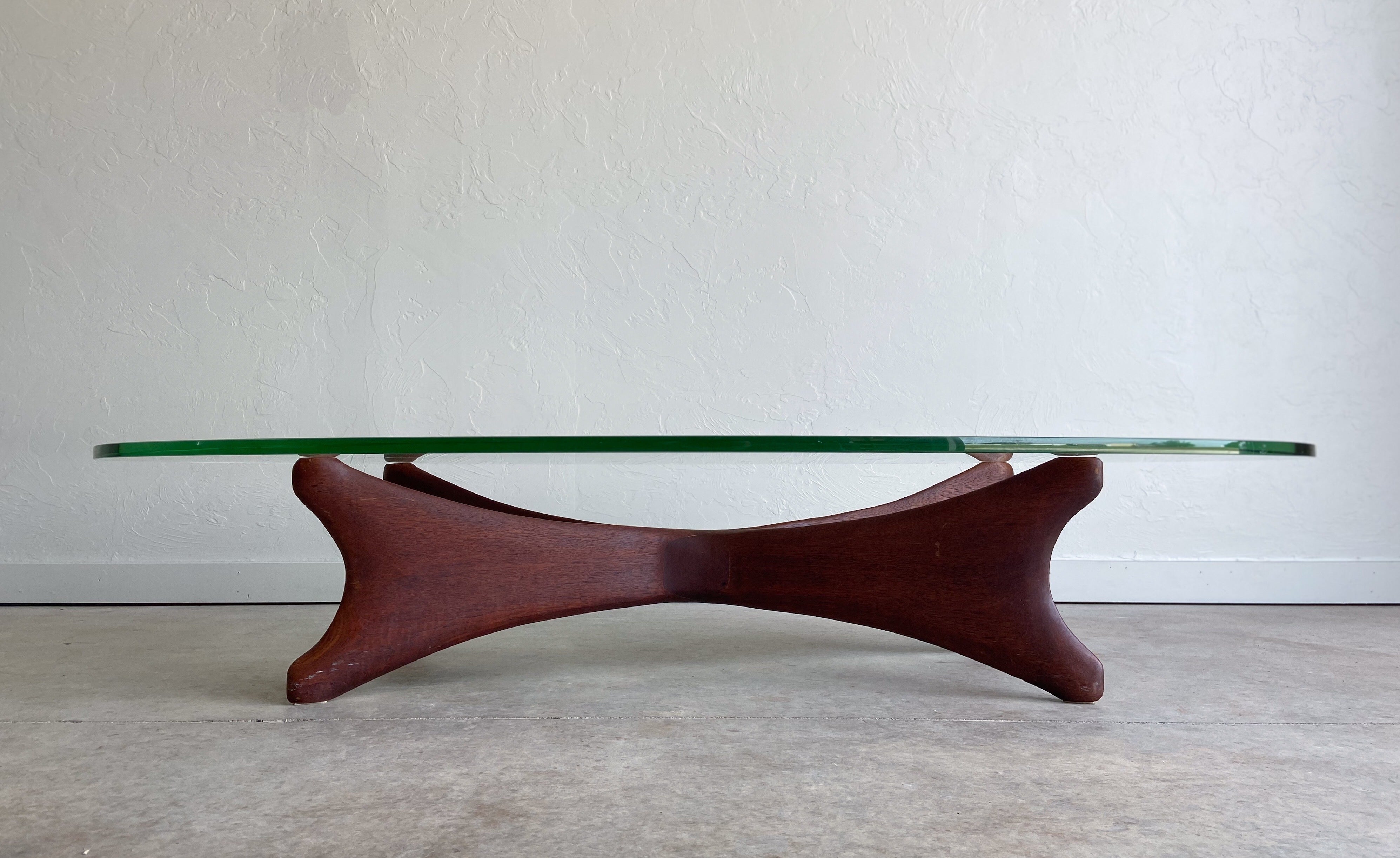 Biomorphic Coffee Table in the Manner of Noguchi, Teak, 1950s For Sale