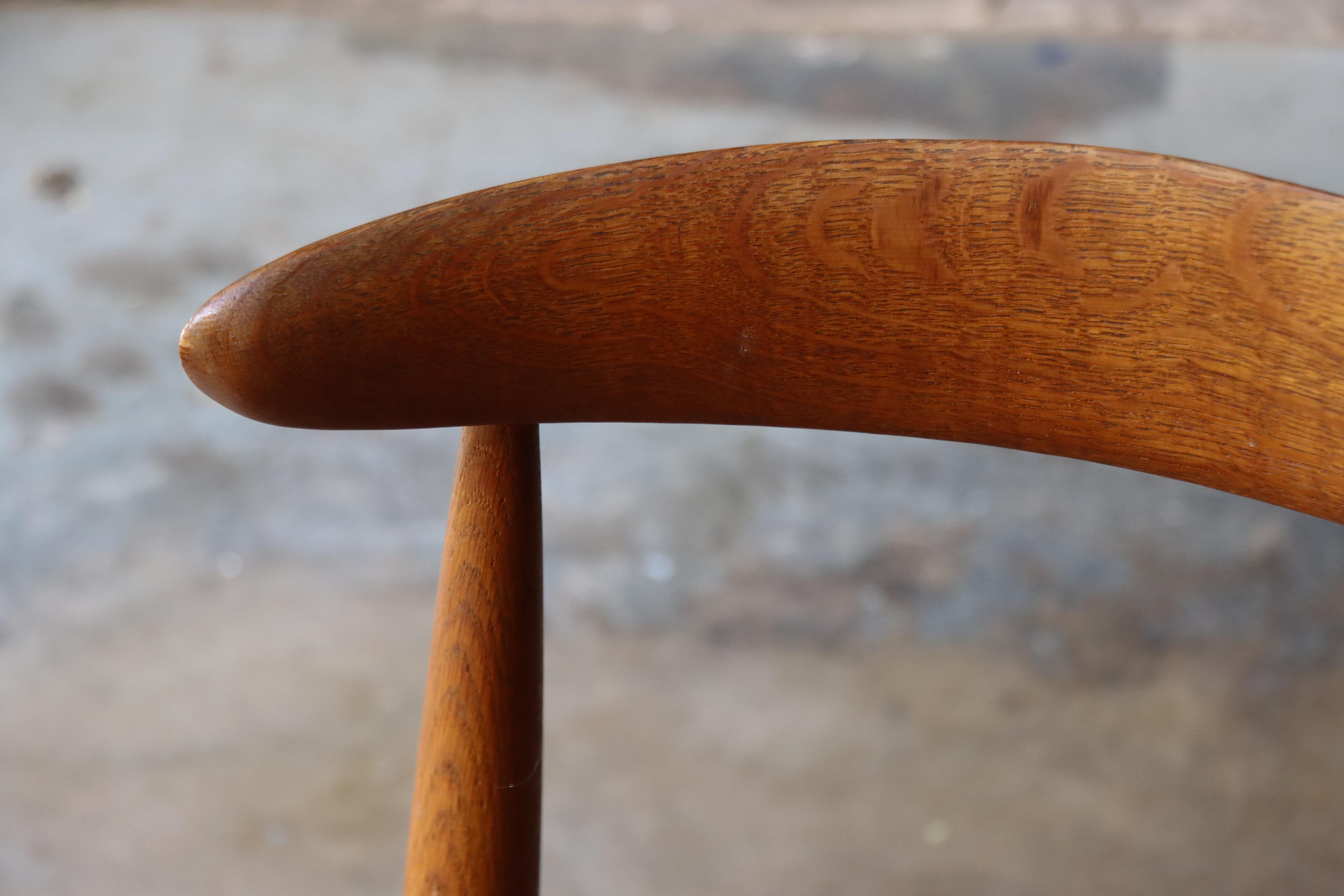 Hans J. Wegner ‘Heart’ Dining Set, Fritz Hansen, Oak & Teak, 1952, FH4602 For Sale 5
