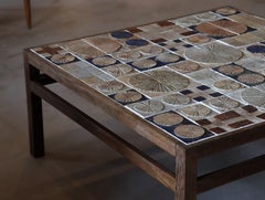 Keramik-Couchtisch von Tue Poulsen, Dänemark, 1960er Jahre