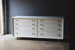 Paul Frankl Dresser, Brass legs, Johnson Furniture 1960s