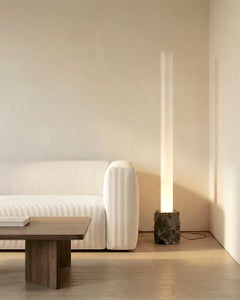 Douglass Rosso Levanto Glass Floor Lamp