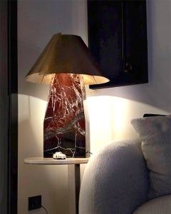 Douglass Rosso Levanto Brass Table Lamp