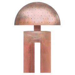 Amur Copper Dome Table Lamp, Handcrafted In Morocco
