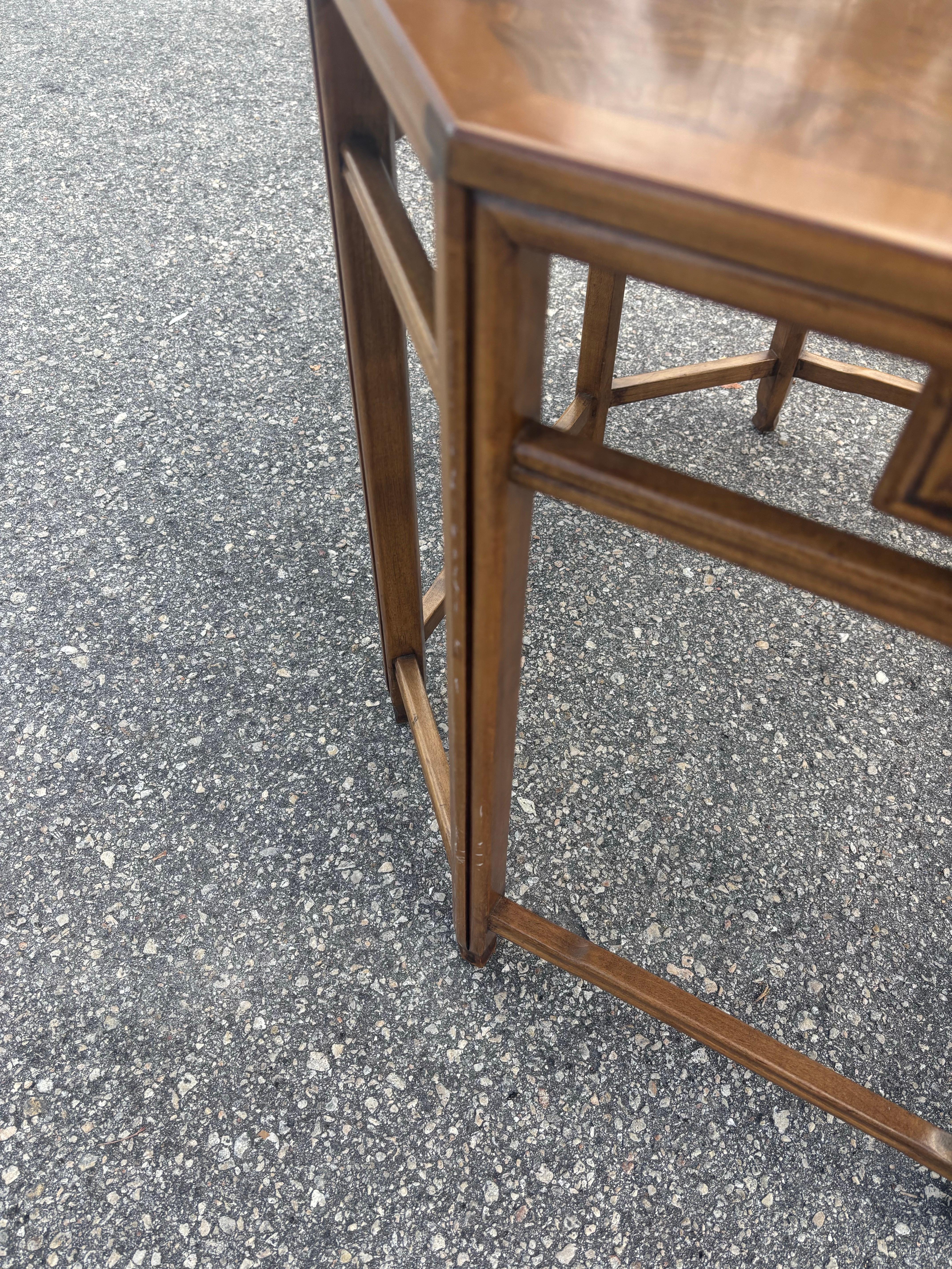 Wood Michael Taylor for Baker Cocktail Table, Far East Collection For Sale