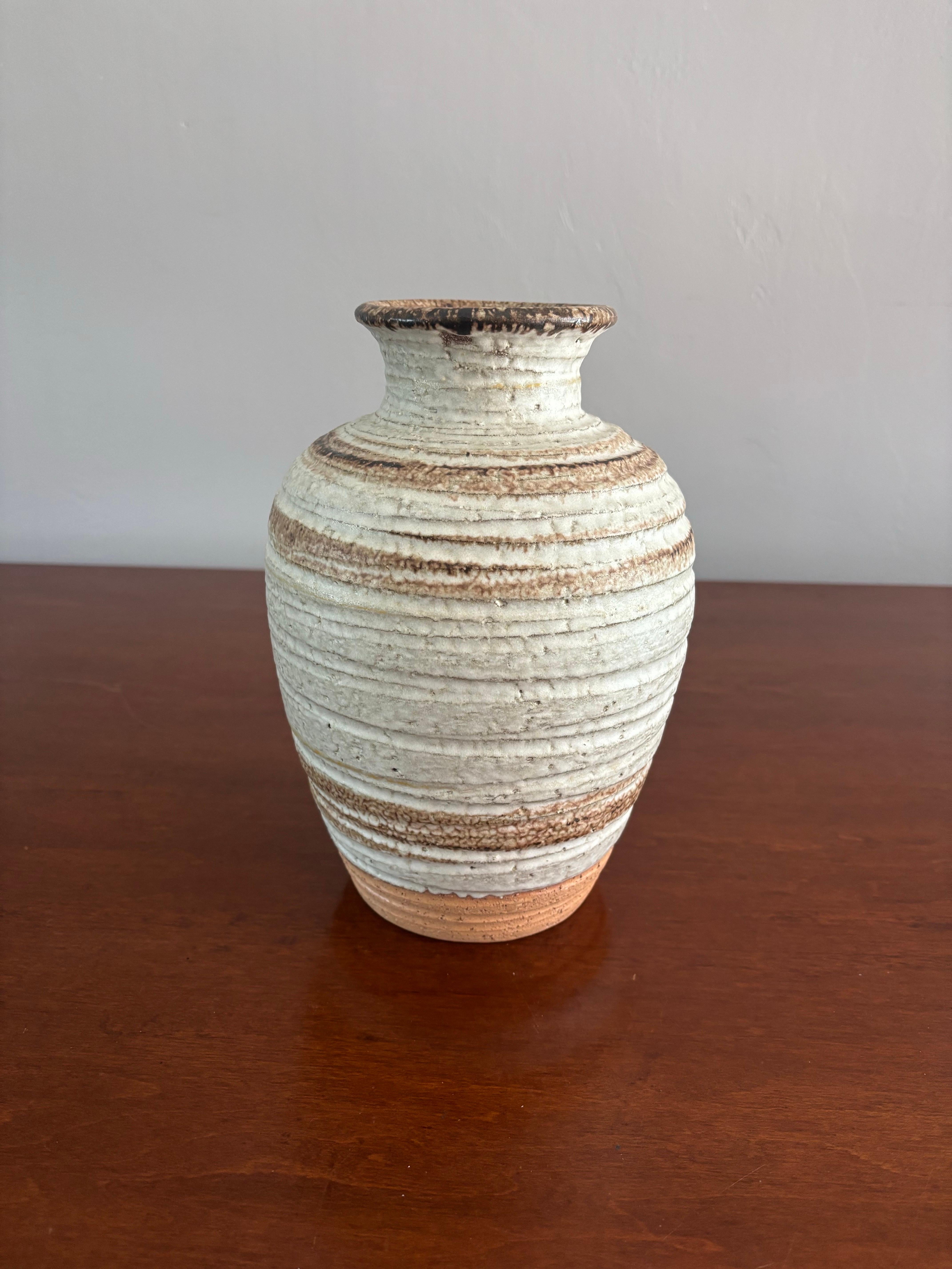 Italian Large Ceramic Vase by Bitossi for Rosenthal Netter, Made in Italy For Sale