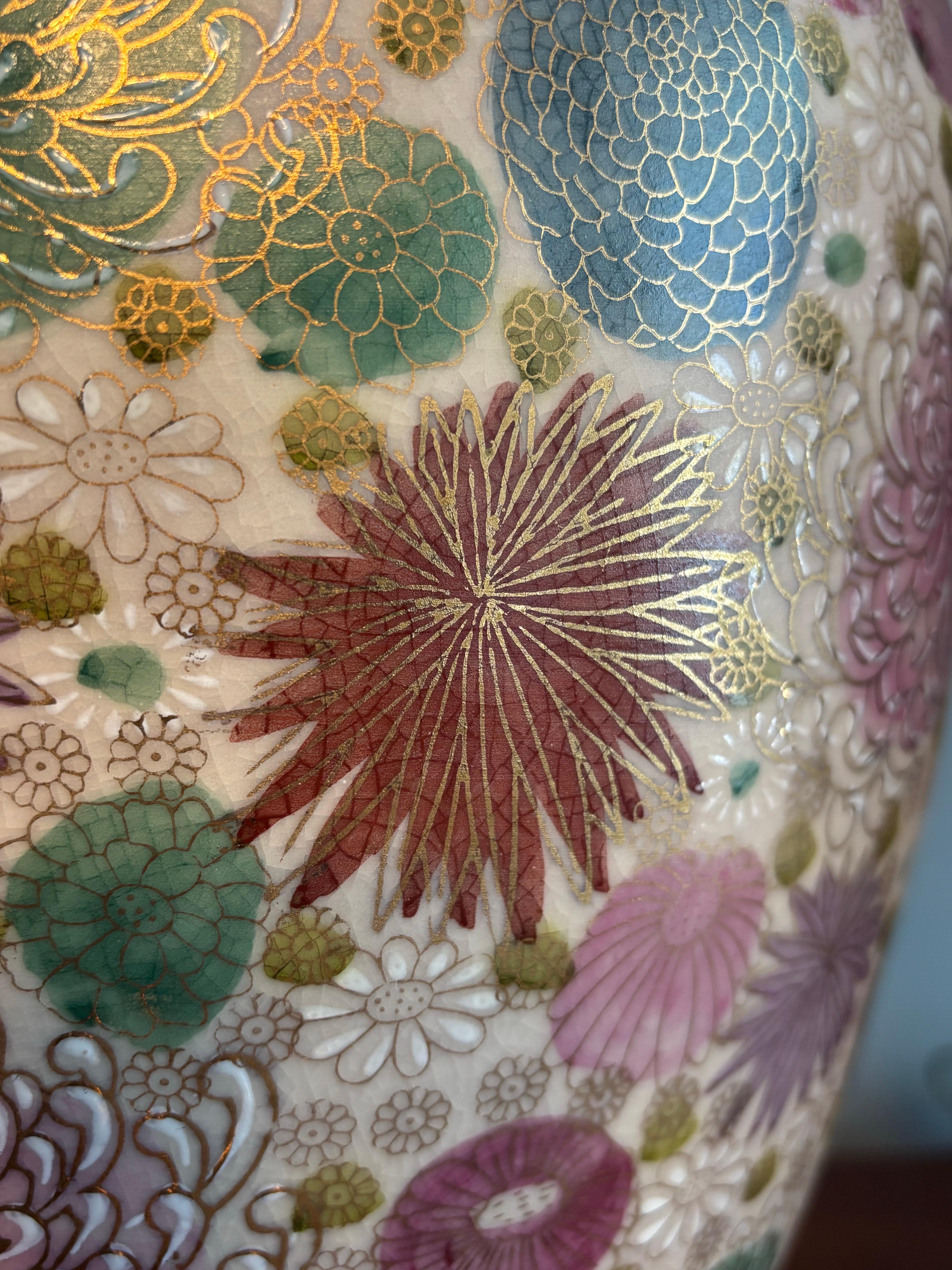 20ième siècle Paire de lampes de table cloisonnées françaises vintage Paul Hanson en vente