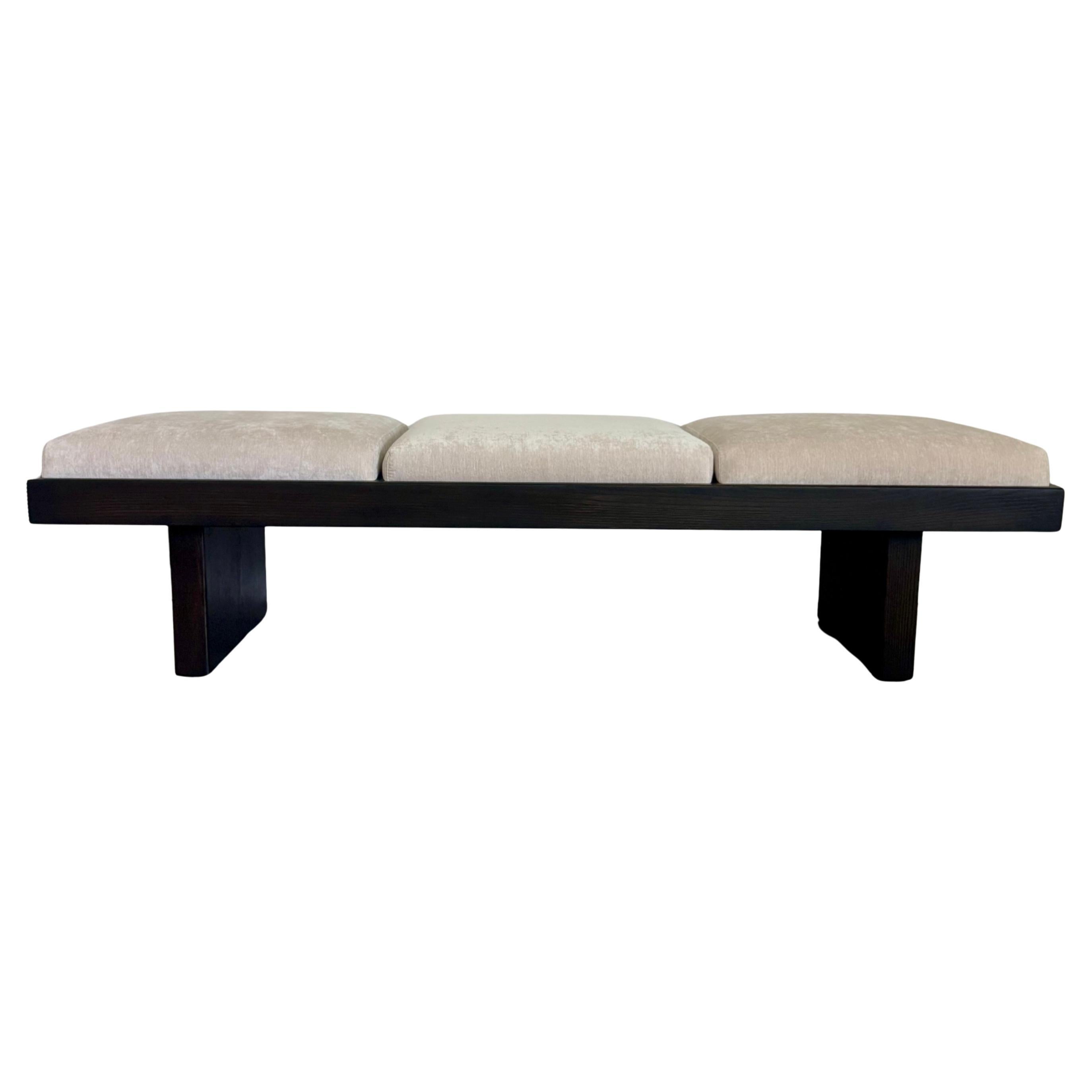 Harvey Probber “Series 70” Solid Oak Bench, Circa 1940s For Sale
