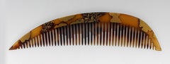 Splendido set giapponese di ornamenti per capelli Kushi e Kogai, 1870 circa