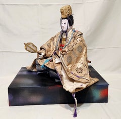 Antique A Japanese Toyotomi Hideyoshi Musha Ningyo Samurai Doll, Meiji #mu005