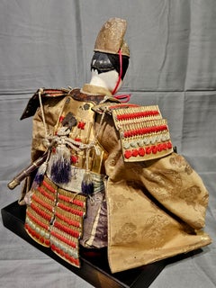 Antique A Japanese Musha Ningyo Samurai Doll, Edo/Meiji Period