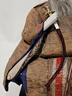Antike japanische Musha-Ningyo-Puppe „Takenouchi no Sukune“ Nr. 43, Edo-Zeit, 1800er Jahre