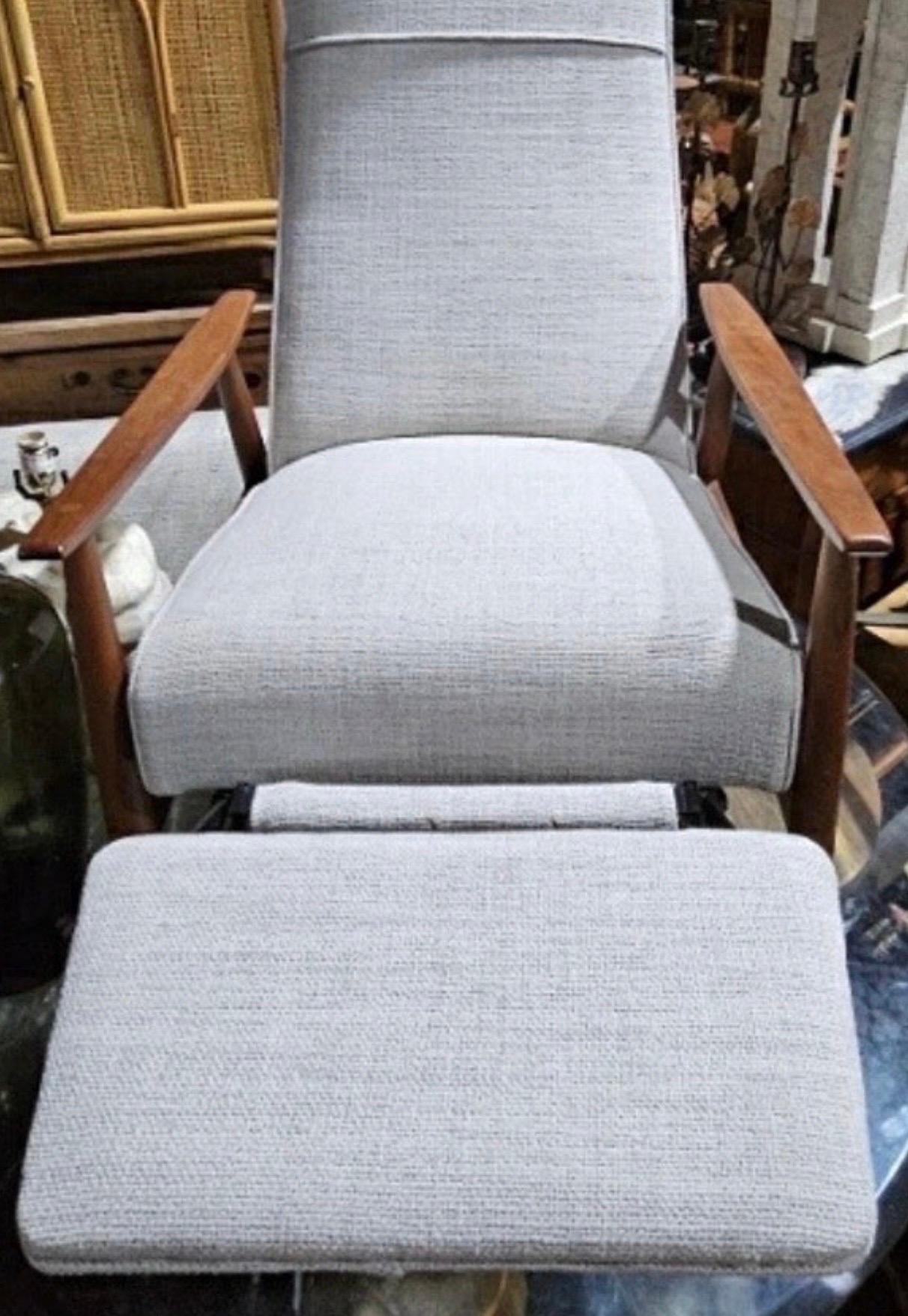 Silla reclinable Vintage Boho Milo Baughman para Thayer Coggin en venta 3