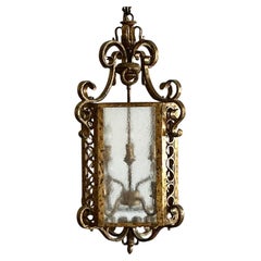 Lanterne à anneaux dorés Vintage Regency