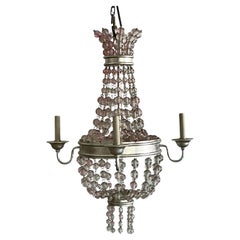 Vintage Boho Beaded Chandelier