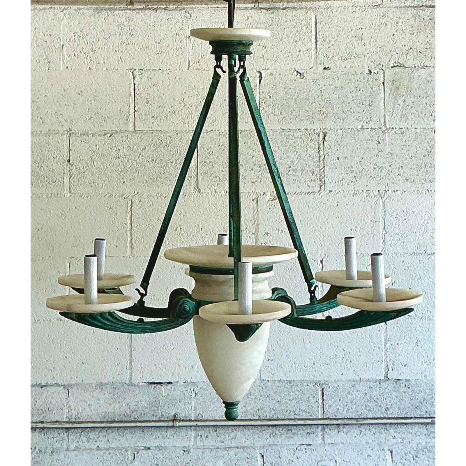 Organico moderno Lampadario Boho Nulco Alabastro Vintage in vendita